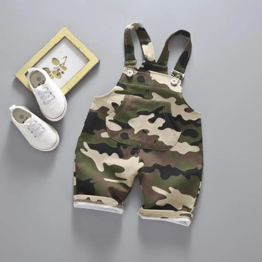 2019 Summer Children's Overalls Camouflage Belt Pants Jumpsuits Spring New Newborn Baby Boys Girls Cotton Bib Trousers Y502
2019 Summer Children's Overalls Camouflage Belt Pants Jumpsuits Spring New Newborn Baby Boys Girls Cotton Bib Trousers Y502