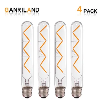 Ganriland Dimmable Led Lamp T30 185MM Tublar Zig Zag Led Filament 2200k Light Bulb E26 110v E27 220v Decorative for Living Room
Ganriland Dimmable Led Lamp T30 185MM Tublar Zig Zag Led Filament 2200k Light Bulb E26 110v E27 220v Decorative for Living Room