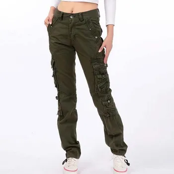 Women Cotton Pants Casual Cargo Trousers Plus Size 28--38 Spring Autumn Outdoor Pockets Pants Hiking Pants Long Trousers
Women Cotton Pants Casual Cargo Trousers Plus Size 28--38 Spring Autumn Outdoor Pockets Pants Hiking Pants Long Trousers