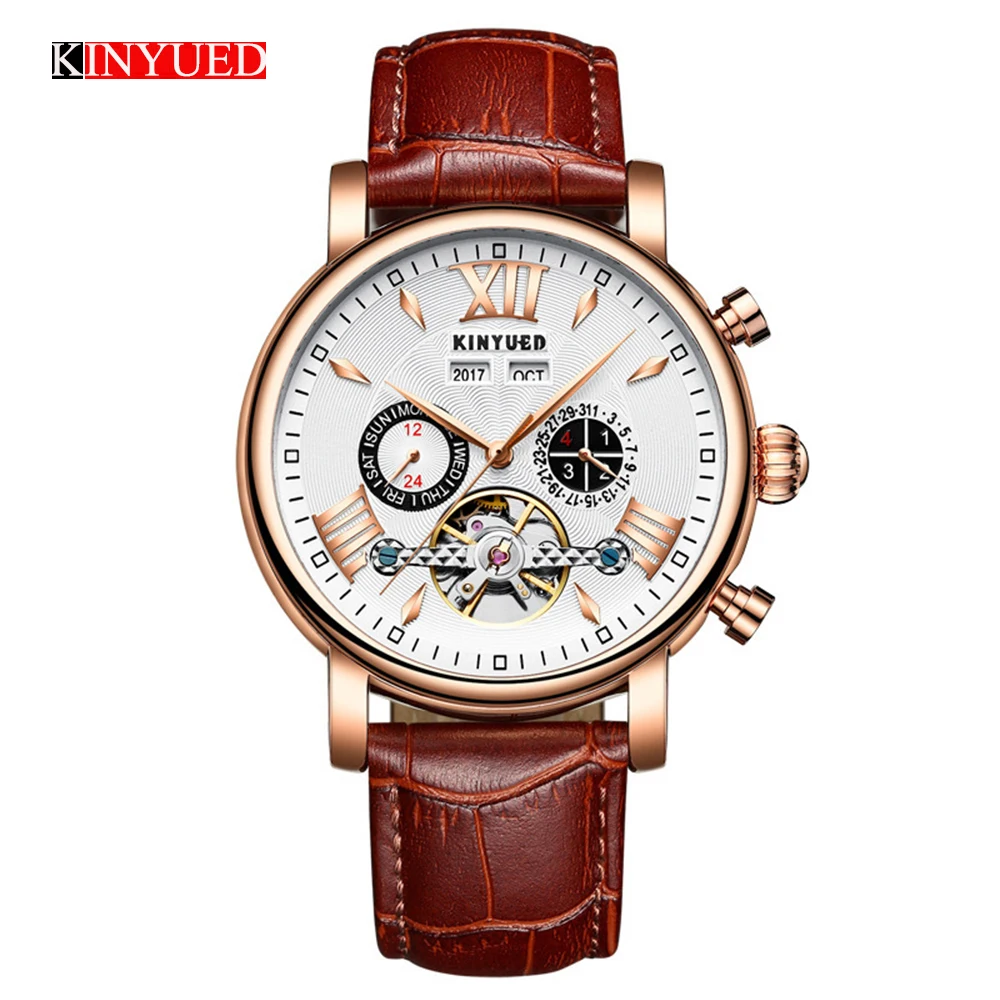 KINYUED Watches Mens Sports Waterproof Date Analogue Mechanical Watches Chronograph Business Watches For Men Relogio Masculino
KINYUED Watches Mens Sports Waterproof Date Analogue Mechanical Watches Chronograph Business Watches For Men Relogio Masculino
