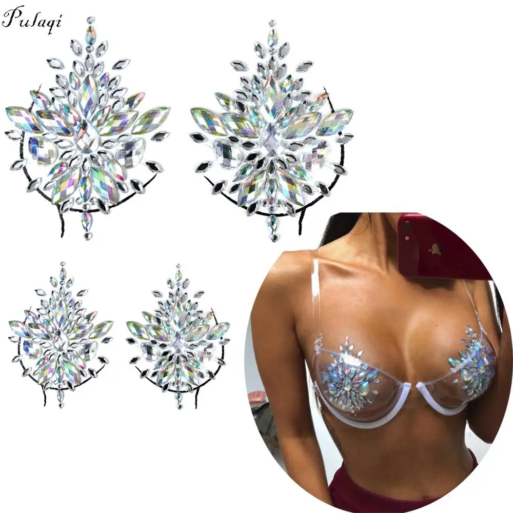 Pulaqi Bra Crystal Stickers DIY Self Adhesive Breast Chest Applique Cover Transparent Nipple Cover Bra Pad Petal Mat Stickers F
Pulaqi Bra Crystal Stickers DIY Self Adhesive Breast Chest Applique Cover Transparent Nipple Cover Bra Pad Petal Mat Stickers F