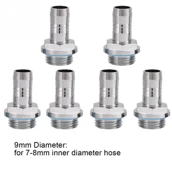 6 PCS Barb Fitting Water Cooling Two- Fitting Barb Connector G1/4 Thread Barb Connector Tow- Fitting for Tube 9MM
6 PCS Barb Fitting Water Cooling Two- Fitting Barb Connector G1/4 Thread Barb Connector Tow- Fitting for Tube 9MM