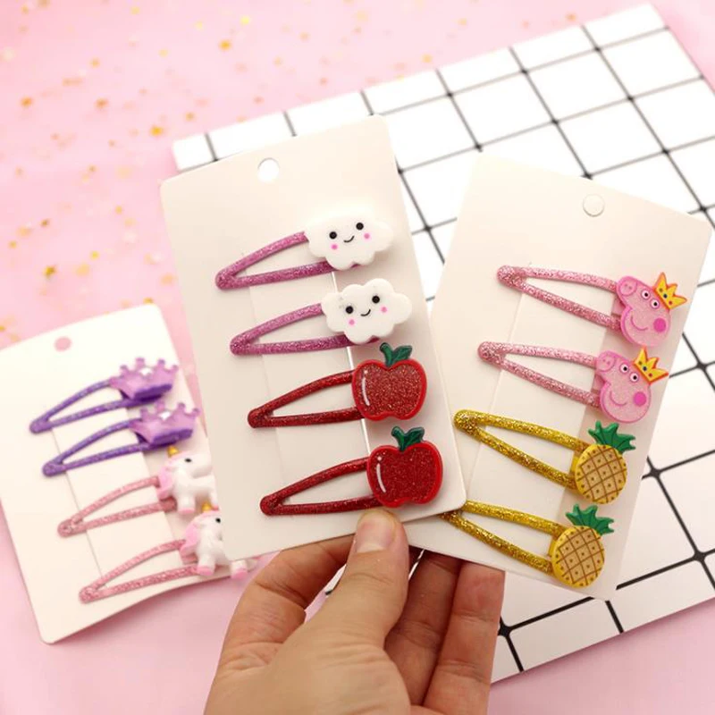 Cartoon Unicorn Hair Clip for Girl Pineapple Strawberry Fruit Hairpin 5cm Colorful Drop-shape Hairgrip Children Hair Accessories
Cartoon Unicorn Hair Clip for Girl Pineapple Strawberry Fruit Hairpin 5cm Colorful Drop-shape Hairgrip Children Hair Accessories