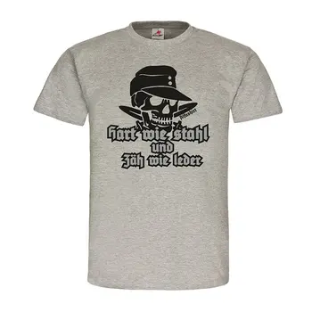 2019 New Summer Fashion Men Tee Shirt SHIRT Hard as steel tough as leather motto skull bones soldier Army Bundeswehr Casual
2019 New Summer Fashion Men Tee Shirt SHIRT Hard as steel tough as leather motto skull bones soldier Army Bundeswehr Casual