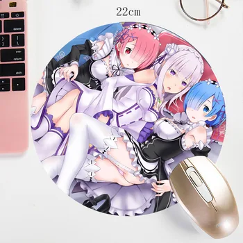 Anime Round Mouse Pad Watercolor B3w Prints Custom Mouse Mat 22X22CM Small Size MousePad Bowl Rubber mat RE Rem Ram Emilia Korea 
Anime Round Mouse Pad Watercolor B3w Prints Custom Mouse Mat 22X22CM Small Size MousePad Bowl Rubber mat RE Rem Ram Emilia Korea