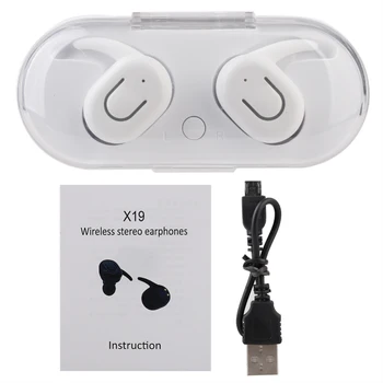 TWS X19 Wireless Bluetooth Headsets Sports Earphones With Mic 5.0 Stereo Wireless Earbud Bluetooth Headset for Xiaomi Phone
TWS X19 Wireless Bluetooth Headsets Sports Earphones With Mic 5.0 Stereo Wireless Earbud Bluetooth Headset for Xiaomi Phone