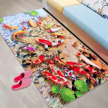Multi Size Option 3D Creative Home Carpets Non-slip Kitchen Capet Rugs Fish Beach Lotus Leaf Print Home Living Room Carpets C102
Multi Size Option 3D Creative Home Carpets Non-slip Kitchen Capet Rugs Fish Beach Lotus Leaf Print Home Living Room Carpets C102