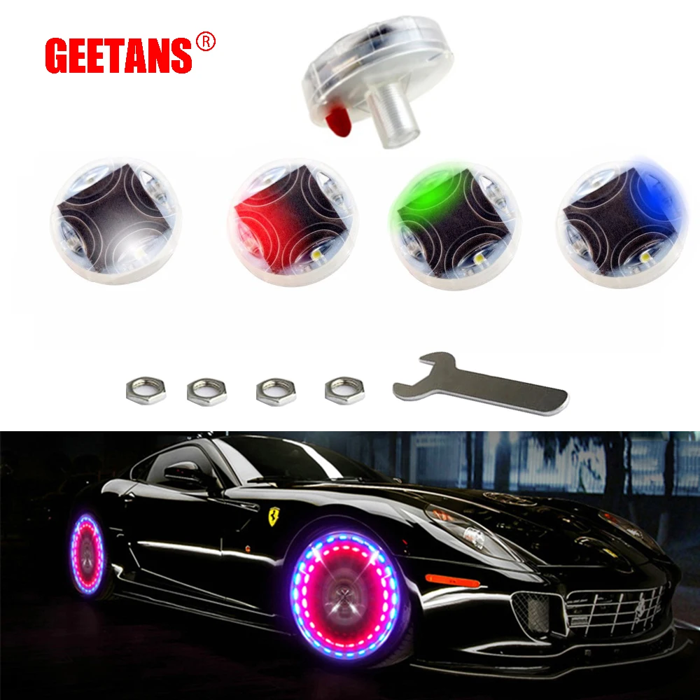 Car Auto Waterproof 5PCS Solar Energy Wheel Light Decorative Flashing Colorful LED Tire Lamp For Motorcycles Bicycles AI
Car Auto Waterproof 5PCS Solar Energy Wheel Light Decorative Flashing Colorful LED Tire Lamp For Motorcycles Bicycles AI