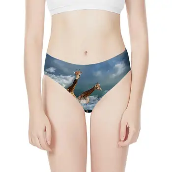 FORUDESIGNS New Women Sexy Seamless Panties 3D Giraffe Printing Underwear Female Comfortable Lingerie Panties Mid-rise Calcinhas
FORUDESIGNS New Women Sexy Seamless Panties 3D Giraffe Printing Underwear Female Comfortable Lingerie Panties Mid-rise Calcinhas