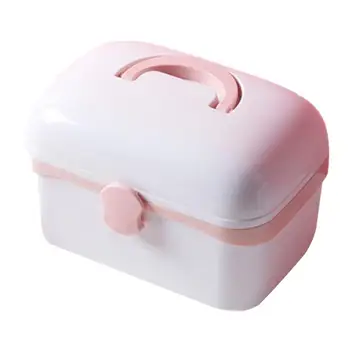 1pc Multifunctional Medicine Cabinet Double Layer Cosmetics Storage Box Plastic Cosmetics Holder Container
1pc Multifunctional Medicine Cabinet Double Layer Cosmetics Storage Box Plastic Cosmetics Holder Container