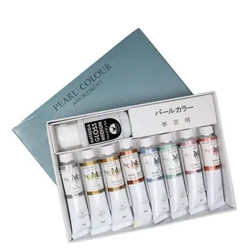 Japan imported 8 colors set pearlescent pigment leather coating paint acrylic Overlay pearl color Vegetable tanned leather
Japan imported 8 colors set pearlescent pigment leather coating paint acrylic Overlay pearl color Vegetable tanned leather