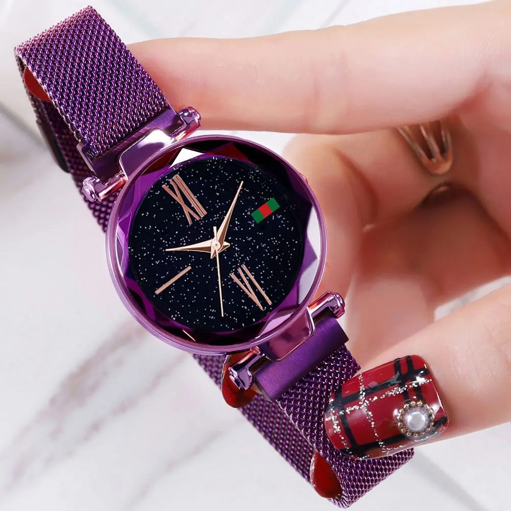 Hot Selling Fashion Sky Magnet Mini Bracelet Watch Women Wrist Watches Casual Luxury Quartz Watch Relogio Feminino Drop Shipping
Hot Selling Fashion Sky Magnet Mini Bracelet Watch Women Wrist Watches Casual Luxury Quartz Watch Relogio Feminino Drop Shipping