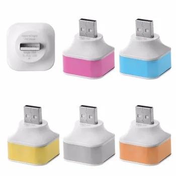 Mini 3-Port USB 2.0 Hub Adapter Splitter Expansion For PC Laptop MacBook