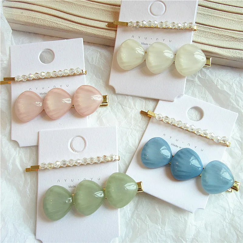 1 Pair Korean Girl Simple Sweet Marine Shells Starfish Hairpins Fashion Women's Headdress Exquisite Acrylic Hair Accessories
1 Pair Korean Girl Simple Sweet Marine Shells Starfish Hairpins Fashion Women's Headdress Exquisite Acrylic Hair Accessories