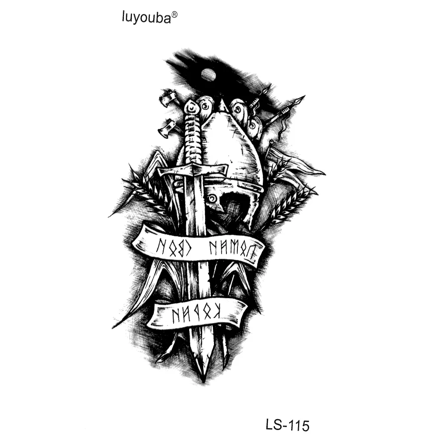 Immortal Knight Waterproof Temporary Tattoos Men Warrior Tatouage Temporaire Femme Tatoo Temporary Stickers
Immortal Knight Waterproof Temporary Tattoos Men Warrior Tatouage Temporaire Femme Tatoo Temporary Stickers