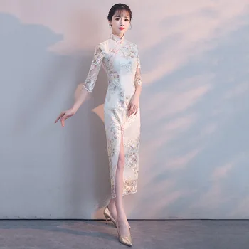 Size S-XXL Wedding Party Cheongsam Red Chinese Traditional Womens Elegant Qipao Evening Dress Sexy Lace Mini Robe Retro Vestido
Size S-XXL Wedding Party Cheongsam Red Chinese Traditional Womens Elegant Qipao Evening Dress Sexy Lace Mini Robe Retro Vestido