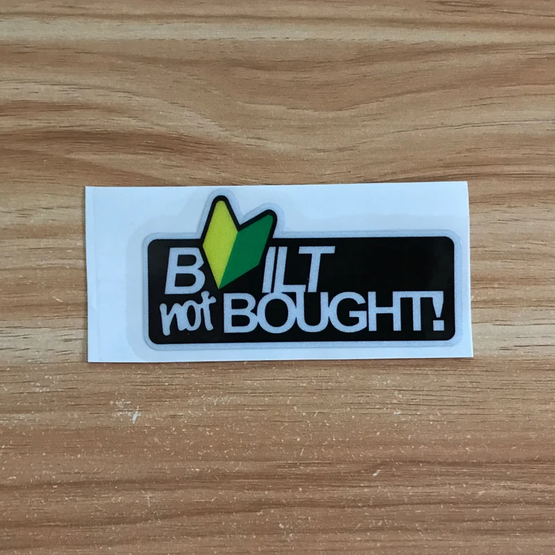 JDM Novice BILT not BOUGHT style Car sticker scratch HellaFlush reflective stickers for honda toyota Mitsubishi accessories
JDM Novice BILT not BOUGHT style Car sticker scratch HellaFlush reflective stickers for honda toyota Mitsubishi accessories