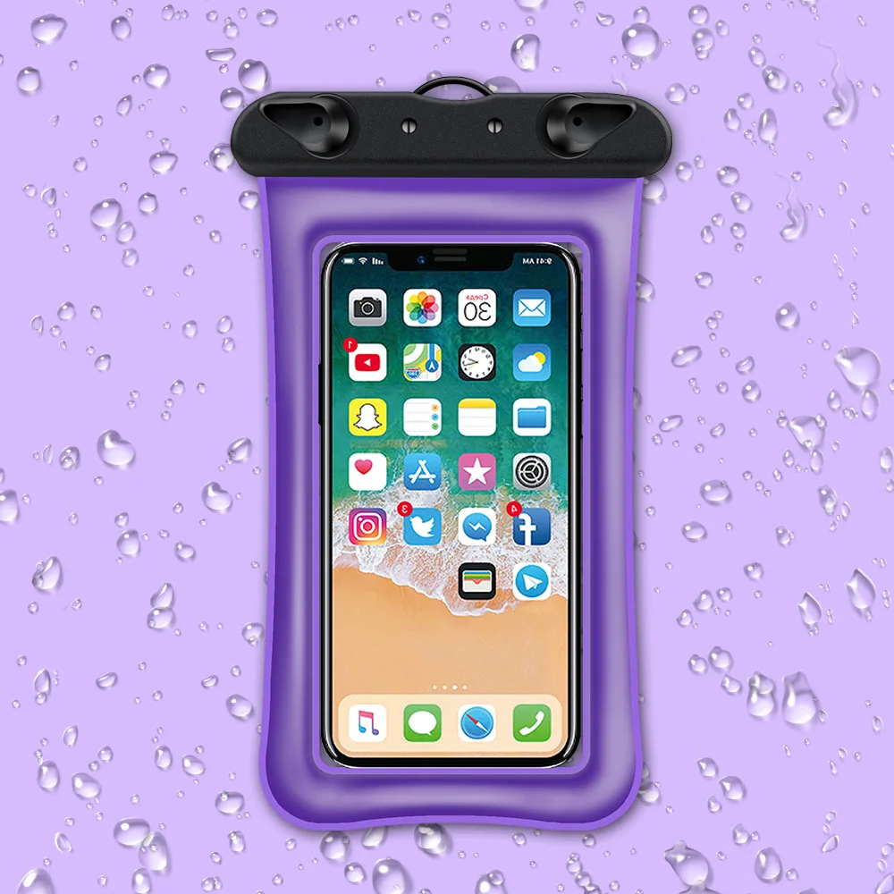 6 Inch Float Airbag Waterproof Swimming Bag Mobile Phone Case Cover Dry Pouch Universal Diving Drifting Riving Trekking Bags
6 Inch Float Airbag Waterproof Swimming Bag Mobile Phone Case Cover Dry Pouch Universal Diving Drifting Riving Trekking Bags