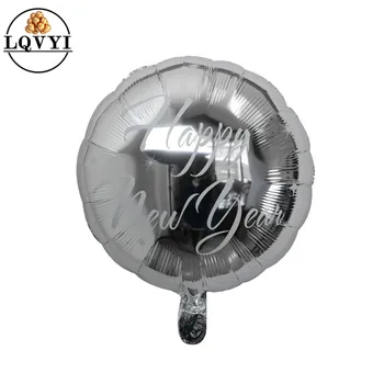 50pcs 18inch Round Silver Print HAPPY NEW YEAR Foil Balloons For New Year Party Decoration Inflatable Helium Air Globos Supplies
50pcs 18inch Round Silver Print HAPPY NEW YEAR Foil Balloons For New Year Party Decoration Inflatable Helium Air Globos Supplies