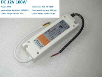 100W Switching Power Supply 8A LED Driver Adapter 110V 220V AC to DC Lighting Transformers for LED Strip LED Module LED lamps
100W Switching Power Supply 8A LED Driver Adapter 110V 220V AC to DC Lighting Transformers for LED Strip LED Module LED lamps