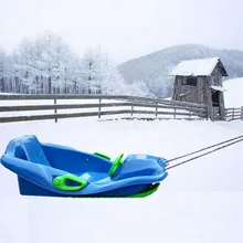 Ski-Pad Sled Skiing-Board Steering-Wheel Snow Outdoor Sand-Grass Plastic Sport Adult
