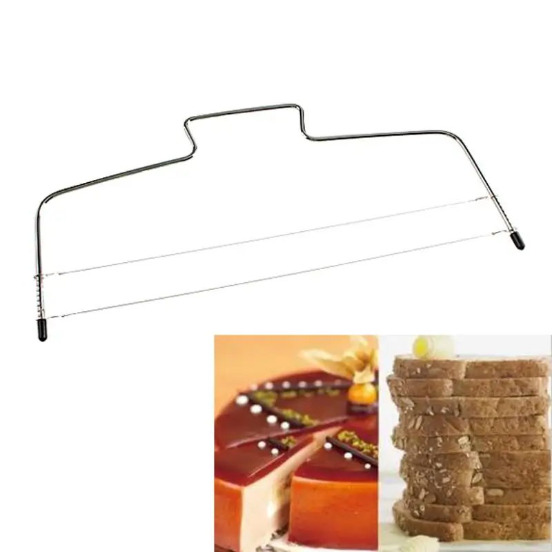 1Pc Adjustable Double Wires Cake Cutter Stainless Steel Slicer Leveler Cookie Cutter Pastry Baking Tool Kitchen Cake Accessories
1Pc Adjustable Double Wires Cake Cutter Stainless Steel Slicer Leveler Cookie Cutter Pastry Baking Tool Kitchen Cake Accessories