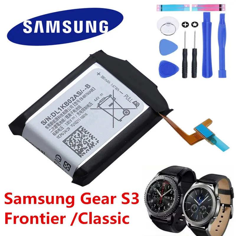 Original eb br760 Battery EB-BR760ABE For Samsung Gear S3 Frontier Classic EB-BR760A SM-R760 SM-R770 SM-R765 380mAh
Original eb br760 Battery EB-BR760ABE For Samsung Gear S3 Frontier Classic EB-BR760A SM-R760 SM-R770 SM-R765 380mAh