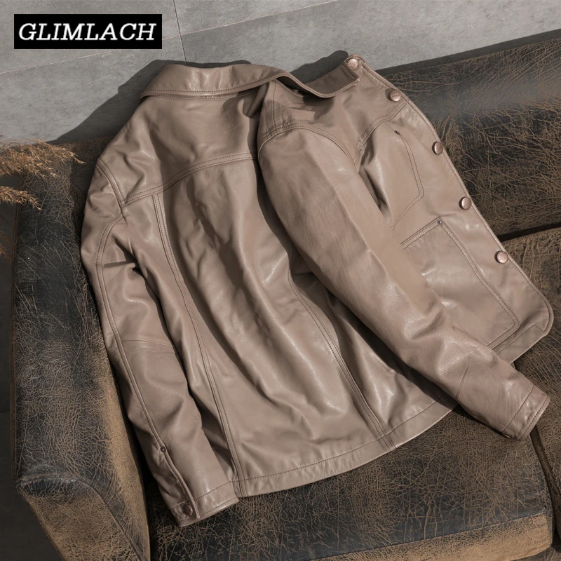 Vintage Luxury Genuine Cow Leather Jacket Men Casual Slim High Quality Soft Cowhide Real Leather Coats Large Size Autumn Clothes
Vintage Luxury Genuine Cow Leather Jacket Men Casual Slim High Quality Soft Cowhide Real Leather Coats Large Size Autumn Clothes