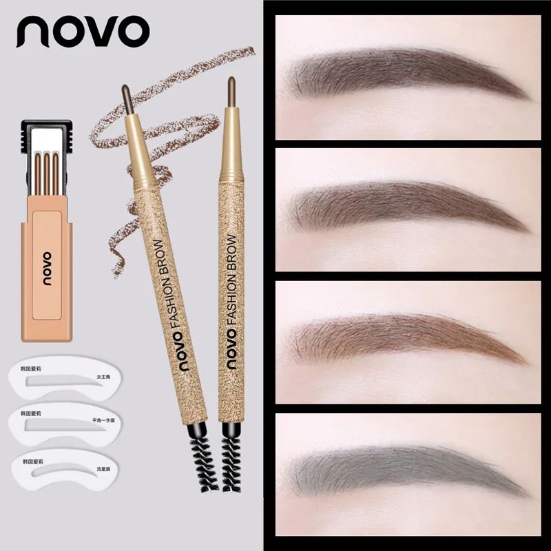 3pcs/lot Bro Makeup Set Eyebro Pen Eyebro Stencils 4 Color Optional Long Lasting Eye Bro Pencil
3pcs/lot Bro Makeup Set Eyebro Pen Eyebro Stencils 4 Color Optional Long Lasting Eye Bro Pencil