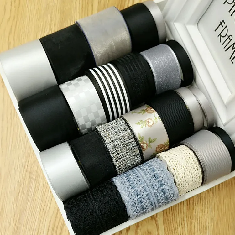 Black gray Ribbon Package Adult Hair Accessories Hairpin Bow Manual diy Kit Newbie Set(23meters )
Black gray Ribbon Package Adult Hair Accessories Hairpin Bow Manual diy Kit Newbie Set(23meters )