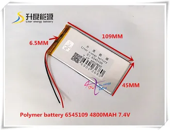 7.4V 4800mAH 6545109 polymer lithium ion battery for POWER BANK tablet pc e-book gps mp4
7.4V 4800mAH 6545109 polymer lithium ion battery for POWER BANK tablet pc e-book gps mp4