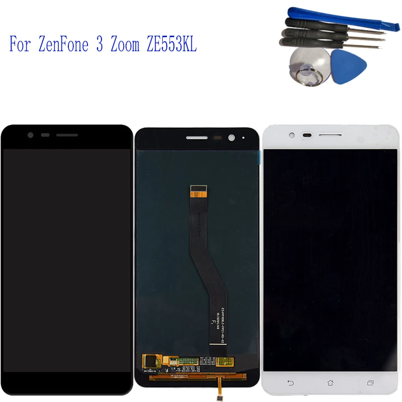 

AAA OLED Screen For ASUS ZenFone 3 Zoom ZE553KL ZE553 Z01HDA LCD Display Touch Digitizer Screen Assembly Replace For ZE553KL