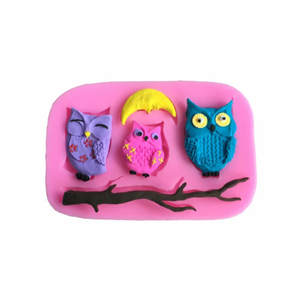 Owl And Tree Branch Design DIY Silicone 3D Cake Fondant Molds cake decorating tools chocolate fondant Sugarcraft DIY baking mold
Owl And Tree Branch Design DIY Silicone 3D Cake Fondant Molds cake decorating tools chocolate fondant Sugarcraft DIY baking mold