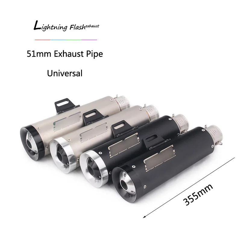 Universal 38-51mm Exhaust Pipe Motorcycle Stainless Steel Tail Escape No DB Killer Tips for Z900 Z900RS R25 R3 CBR650R Duke 390
Universal 38-51mm Exhaust Pipe Motorcycle Stainless Steel Tail Escape No DB Killer Tips for Z900 Z900RS R25 R3 CBR650R Duke 390