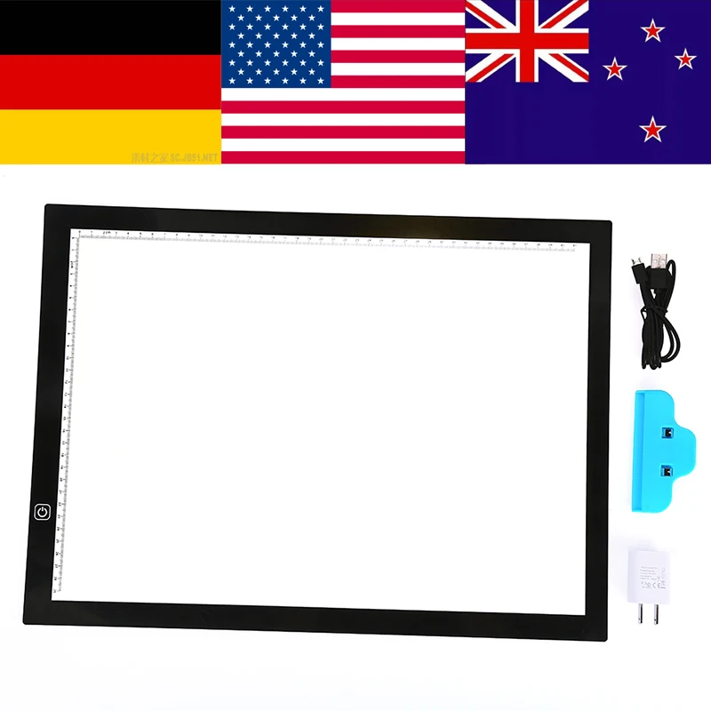 A3 LED Tracing Light Box Stencil Drawing Board Pattern Art Design Pad caja de luz escritura led light box
A3 LED Tracing Light Box Stencil Drawing Board Pattern Art Design Pad caja de luz escritura led light box