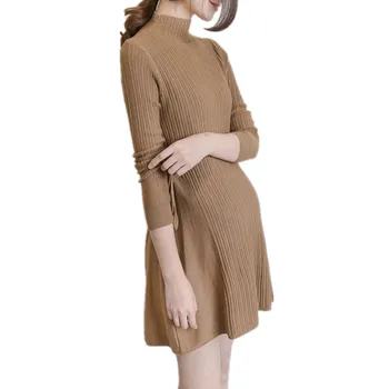 Pregnant women Autumn Knitted Sweater Dresses Turtleneck Frenulum Casual Full Sleeve Long blouse Maternity Clothings
Pregnant women Autumn Knitted Sweater Dresses Turtleneck Frenulum Casual Full Sleeve Long blouse Maternity Clothings