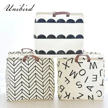 Unibird Waterproof Foldable Storage Basket Cotton Linen Laundry Clothes Sundries Toys Home Organizer Hamper Kitchen Bins Bucket
Unibird Waterproof Foldable Storage Basket Cotton Linen Laundry Clothes Sundries Toys Home Organizer Hamper Kitchen Bins Bucket