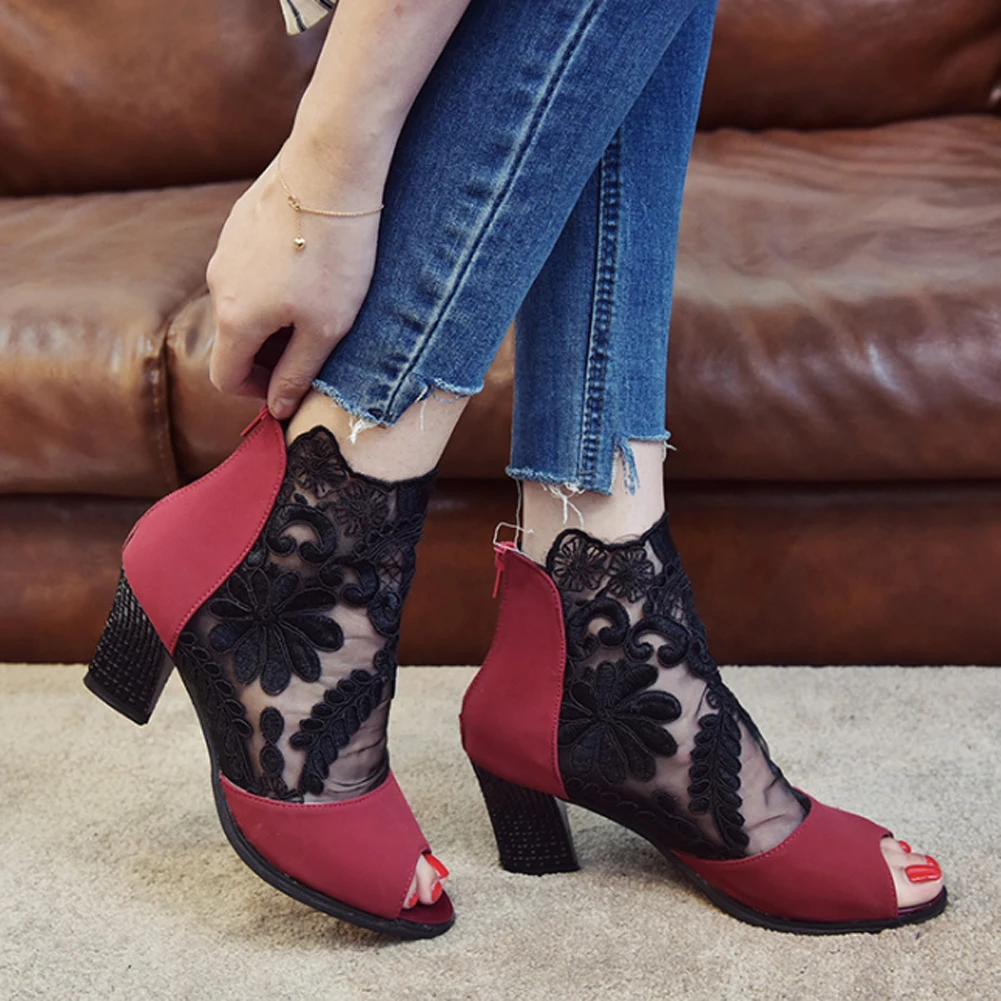 Summer mesh Peep Toe sandals sexy high heels women shoes Europe and America style 2018 spring gauze patchwork pumps
Summer mesh Peep Toe sandals sexy high heels women shoes Europe and America style 2018 spring gauze patchwork pumps