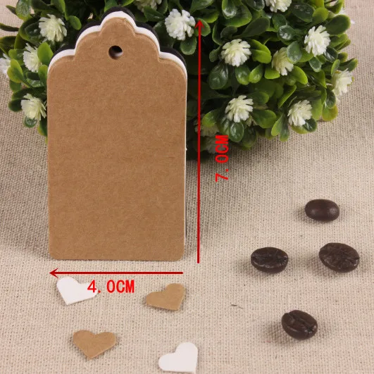100pcs 4*7cm Antique Kraft Paper Gift Cards/Tags with Swirl Edges for Wedding Decoration Card Scrapbooking Paper Crafts
100pcs 4*7cm Antique Kraft Paper Gift Cards/Tags with Swirl Edges for Wedding Decoration Card Scrapbooking Paper Crafts