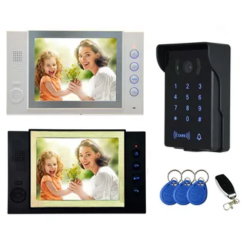 

MOUNTAINONE New Arrival 8" Video Door Phone,5-Wired Video Doorbell,700TVL HD Camera;Taking Photos&Recording Function 1V1