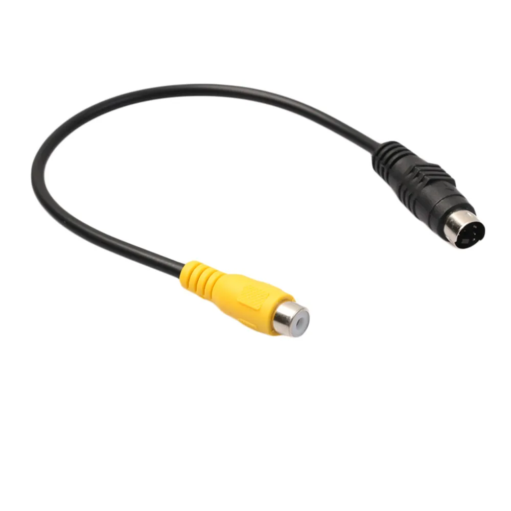 HIPERDEAL Fashion 4 PIN S-Video Male To TV RCA AV Female Plug Cable M to F Pin S Video Adapter converter NY21 |