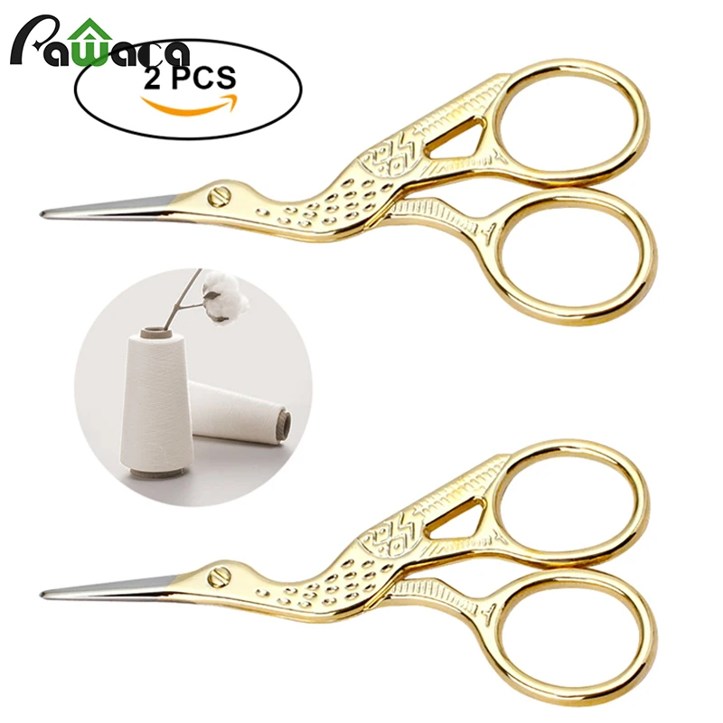 2pcs Vintage Stork Shape Sewing Scissors Trimming Dressmaking Shears Cross-stitch Tailor Scissors for Sewing Embroidery Fabric
2pcs Vintage Stork Shape Sewing Scissors Trimming Dressmaking Shears Cross-stitch Tailor Scissors for Sewing Embroidery Fabric