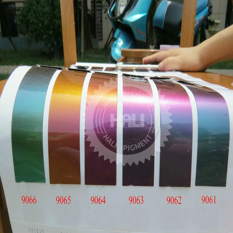 chameleon pigment,color shift pigment,color flip pigment,color change pigment,item:9063,9064..,12colors for choose,1lot=100g.
chameleon pigment,color shift pigment,color flip pigment,color change pigment,item:9063,9064..,12colors for choose,1lot=100g.