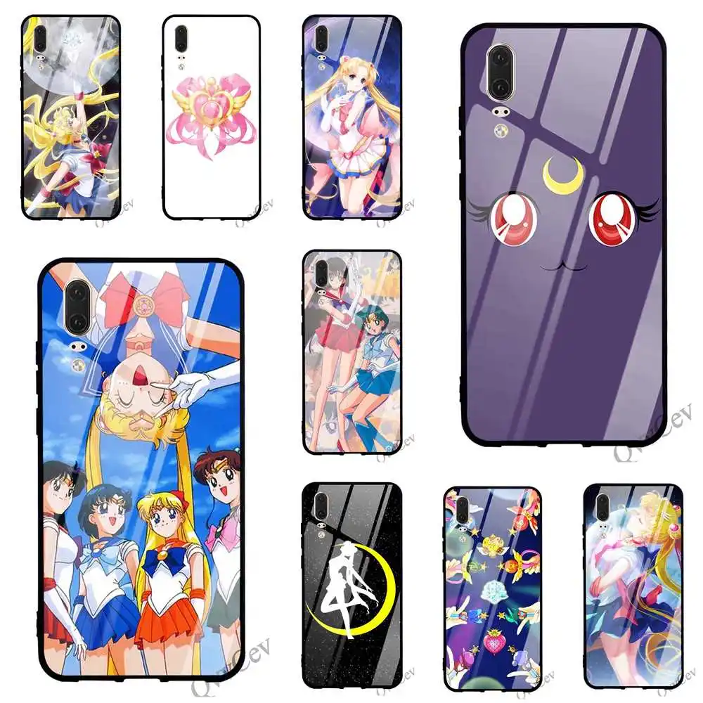 Soldier Sailor Moon Tempered Glass Phone Cover for Huawei Honor 9 Lite Case 10 7A Y6 Y9 P10 P20 P Smart Mate 21 Pro Backshell
Soldier Sailor Moon Tempered Glass Phone Cover for Huawei Honor 9 Lite Case 10 7A Y6 Y9 P10 P20 P Smart Mate 21 Pro Backshell
