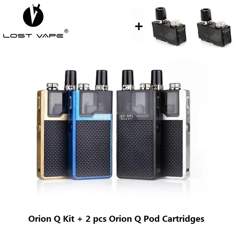 Hot sale Original LostVape Orion Q full Kit Extra 2pcs Cartridges Built-in 950mAh Battery 2ml Replaceable Pod system e-cig Vape
Hot sale Original LostVape Orion Q full Kit Extra 2pcs Cartridges Built-in 950mAh Battery 2ml Replaceable Pod system e-cig Vape
