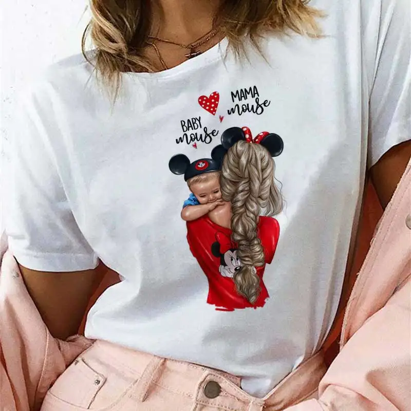 Super Mom tshirt for Women baby mama mouse print vogue tshirt Casual Funny t-shirt summer Tops femme Happy mother's day gift
Super Mom tshirt for Women baby mama mouse print vogue tshirt Casual Funny t-shirt summer Tops femme Happy mother's day gift
