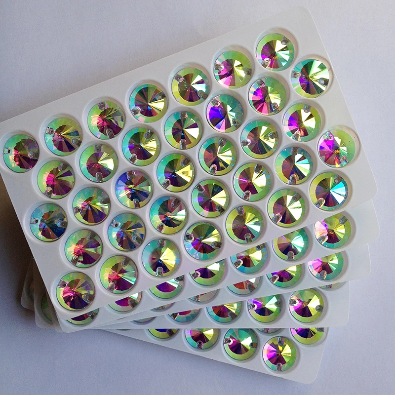 Round Sew on Rhinestone Crystal AB Strass Flatback Non hotfix Rhinestones For DIY Wedding Dress
Round Sew on Rhinestone Crystal AB Strass Flatback Non hotfix Rhinestones For DIY Wedding Dress