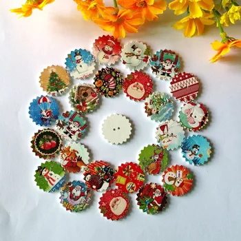 80PCs 24mm Random Mixed Christmas Pattern Wooden Buttons Fit Sewing Scrapbooking decorative buttons Ornaments
80PCs 24mm Random Mixed Christmas Pattern Wooden Buttons Fit Sewing Scrapbooking decorative buttons Ornaments