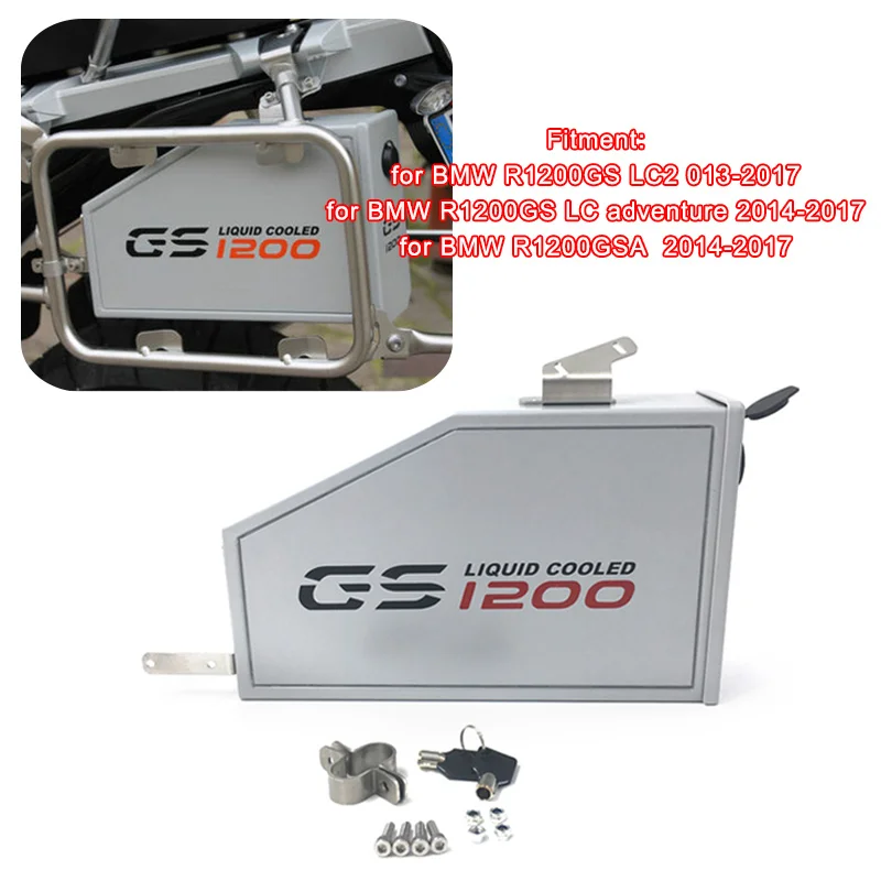 For BMW R1200GS LC ADV Adventure Tool Box 2013-2018 Decorative Aluminum 5 Liters Box Toolbox for Left Side Bracket R1200 GS GSA
For BMW R1200GS LC ADV Adventure Tool Box 2013-2018 Decorative Aluminum 5 Liters Box Toolbox for Left Side Bracket R1200 GS GSA