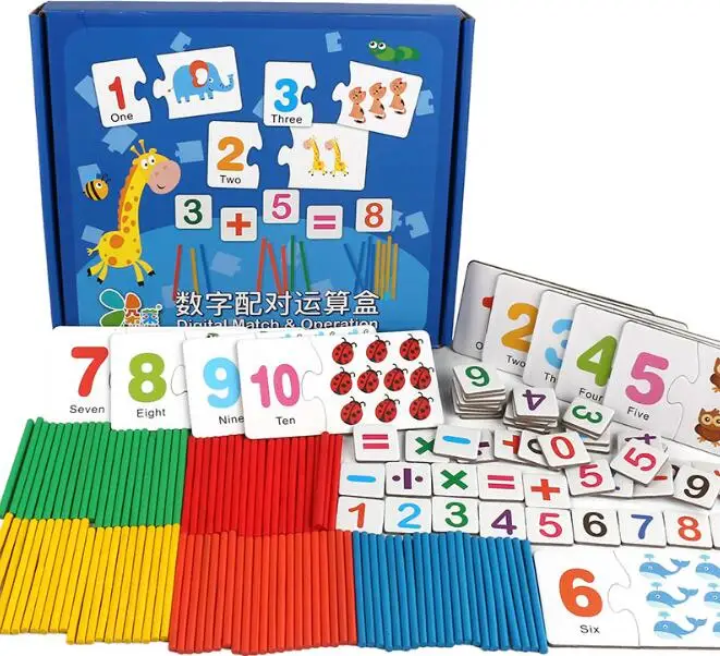 2019 New Kids Math Educational Toy Numbers Matching Game Toys for Children 3-7 Years
2019 New Kids Math Educational Toy Numbers Matching Game Toys for Children 3-7 Years